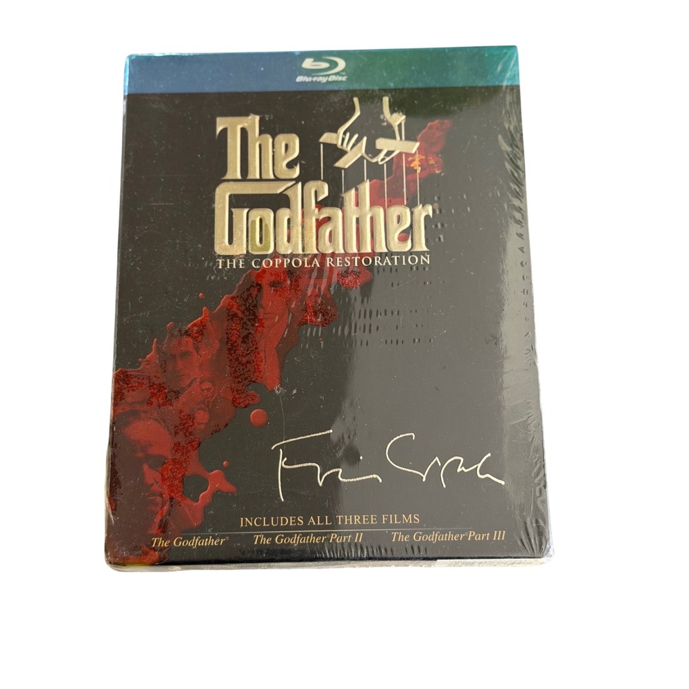 Paramount The Godfather‎ Coppola Restoration Blu-ray Box Set Sealed Trilogy